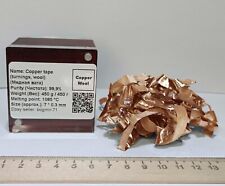 Copper Wool Tape Catalyst Lathe Turnings 450g 7*0.3mm Chemical Reactions Electro picture