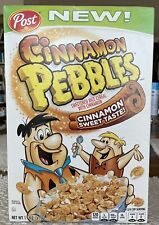 Rare Post Cinnamon Pebbles Cereal In Unopened Box picture