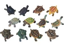 Turtles Collectible Tortoise Figurine Reptile Statue Resin Figure (Set of 12) picture