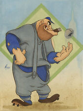 Warner Brothers-LE Paper Signed Mike Kupka-Gashouse Gorilla Baseball Bugs picture