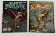 NIGHTMARE #5 #6 Skywald Horror Comic Magazine Lot 1971 Boris Valejo FN+ VG/FN picture