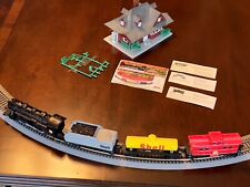 VTG Fletcher-Barnhardt Shell Oil Co. HO Scale DieCast Train Set,Track,RR Station picture