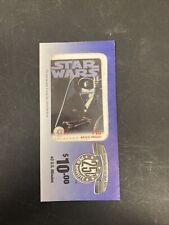 Star Wars Darth Vader Collectible 1990’s Unused Vintage Sealed Phone Card picture