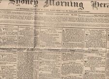 MEMORABILIA , THE SYDNEY MORNING HERALD , TUESDAY FEB 6 , 1844 picture