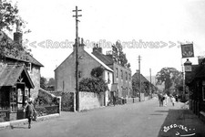 Hzz-14 Kings Head Inn, High Street, Upper Beeding, Sussex 1924. Photo picture