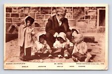 c1936 The Dionne Quintuplets & Dr. AR Dafoe NEA Callander Ontario ON DB Postcard picture
