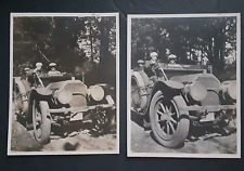 1913 Cars & Camping 8 Antique Kodak Photos w/ Negatives Adirondack Mountains NY picture