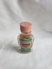 Vintage Bayer Children's Orange Flavored Chewable Aspirin Bottle With Pink Cap picture
