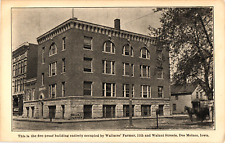 Wallaces'  Farmer Des Moines Iowa Fire Proof Building 11th & Walnut Sts Postcard picture
