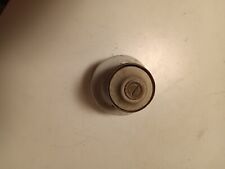 Antique Hubble Horizontal Prong Electrical Adapter Porcelain And Brass picture