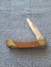 Schrade LB7 Folding Hunting Lockback Knife USA Classic Collectable Vintage picture
