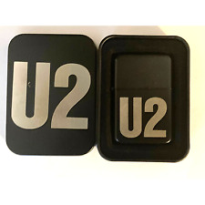 U2 Engraved Lighter Black Mate with Case picture