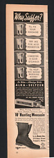 1938 Old Print Ad Alka Selzer/L.L Bean Hunting Moccasin/Kodak Retina II Camera picture