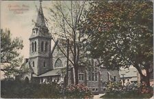 Congregational Church Leicester Massachusetts Postcard picture