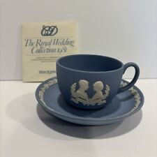 Wedgwood Royal Wedding 1981 Charles and Diana - Jasper Ware Cup and Saucer picture