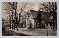 Reading MA-Massachusetts, First Baptist Church, Religion, Vintage Postcard picture