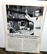 1981 Science Vitamin E More Than We Realize Original Print Ad picture