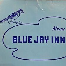 Vintage 1951 Blue Jay Inn Restaurant Menu Highway 99 Seattle Tacoma Washington picture
