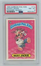 1985 Topps Garbage Pail Kids OS1 Series 1 WACKY JACKIE 17a GLOSSY Card PSA 8 GPK picture
