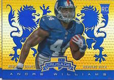 Andre Williams 2014 Panini Rookies & Stars insert blue Crusade RC card picture