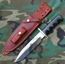UBR CUSTOM HANDMADE D2 TOOL STEEL HUNTING BOWIE KNIFE WITH MICARTA HANDLE picture