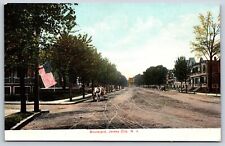 Postcard Boulevard, Horse Carriage, Street View, Jersey City New Jersey Unposted picture