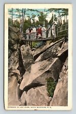 White Mountains NH-New Hampshire, Entrance To Lost River Vintage Postcard picture