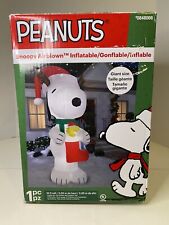 Gemmy 10ft Snoopy & Woodstock Peanuts Christmas Airblown Inflatable 0848066 picture