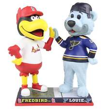 Louie & Fredbird St. Louis Blues & Cardinals High Five Bobblehead NHL & MLB picture