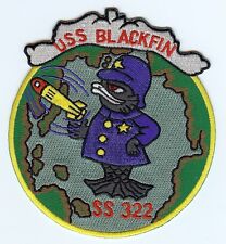 USS Blackfin SS 322 - Police Fish w/ Torpedo BC Patch Cat No B811 picture