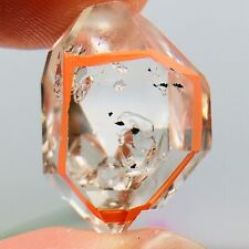 TOP Natural Herkimer diamond crystal enhydro Moving water quicksand Droplet 3.4G picture