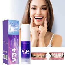 30ml V 34 Color Corrector Toothpaste, Purple Toothpaste for Teeth Whitening US picture
