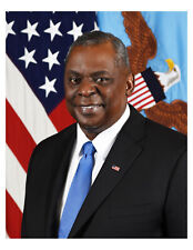 2021 Lloyd Austin US Secretary of Defense 8x10 Portrait Photo On 8.5