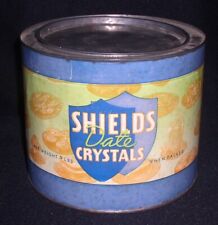Shields Date Crystals vintage 5 lbs. Tin picture