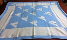 VINTAGE HUDSON BLANKET ACRYLIC KNIT  THROW APPROX 64