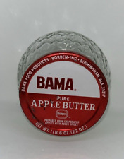 Vintage BAMA Apple Butter Quilted Jar w/ Lid Borden Food Products  Alabama picture