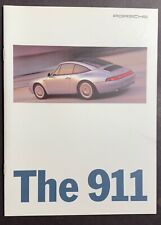 ORIGINAL 1996 Porsche 911  Sales Brochure.... Free US Shipping picture