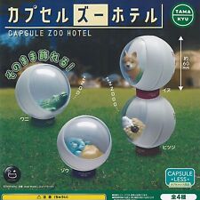 TAMA-KYU Capsule Zoo Hotel Mascot Capsule Toy 4 Types Full Comp Set Gacha New picture