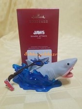 Hallmark 2020 JAWS Shark Attack Movie Halloween Christmas Ornament picture
