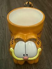 Vintage Burton Paws Garfield Ceramic Coffee Mug Cup Rare Excellent Condition picture