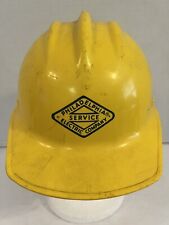 Philadelphia Electric Service Company VTG Bullard Yellow Safety Helmet Hard Hat  picture