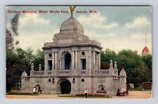 Detroit MI-Michigan, Hurlburt Memorial Water Works Park, Vintage Postcard picture