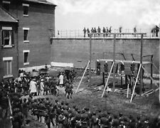 Abraham Lincoln Assassination Hanging Conspirators Hanged 8 x 10 Photo Picture picture