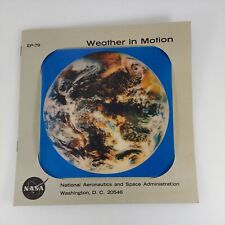 Vintage NASA Weather In Motion Lenticular 3D Hologram Display & Booklet EP-79 picture