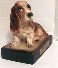 Humphrey Last Of The Big Spenders Basset Hound Statue Figurine Bank No Stopper picture