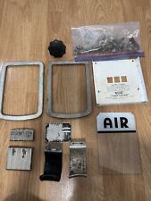 Vintage Used Eco Air Meter Parts Lot - Face, Trim, Hose Hooks, Glass, Screws picture