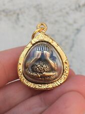 Gorgeous Mini Phra Pidta Sanggajjayana Amulet Talisman Charm Luck Protection picture