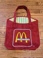 Vintage McDonald's French Fry Container Tote Bag with Inner Vinyl Lining picture
