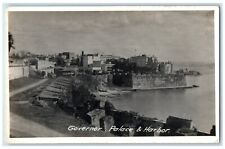 c1910's Governor Palace & Harbor San Juan Puerto Rico PR RPPC Photo Postcard picture