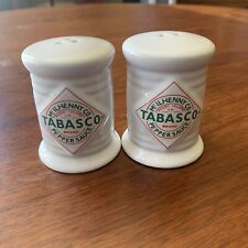 Vintage Mcilhenny Co Pepper Sauce Tabasco Brand Salt And Pepper Shakers picture